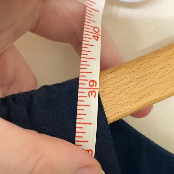 ADAM by Adam Lippes Slate Blue Dress with Pleats and Flair at Waist - Picture 16 of 17